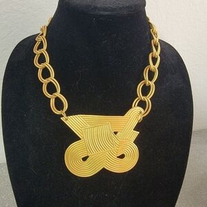 Custom Richard Fishman Brooch Necklace